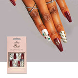 Christmas Theme ABS Press-On Nails - Absolute fashion 2020