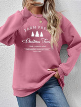 Graphic Round Neck Dropped Shoulder Sweatshirt - Absolute fashion 2020