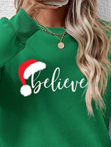 BELIEVE Graphic Long Sleeve Sweatshirt - Absolute fashion 2020